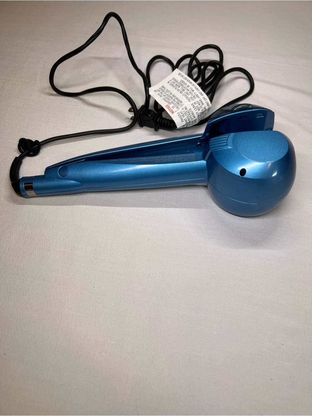 Babyliss Pro Nano Titanium 
Blue Automatic Hair Curler - Sleek Salon Styling